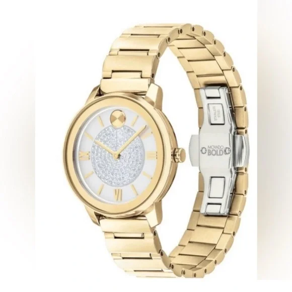 Movado Bold Gold Women's Watch - Picture 1 of 6